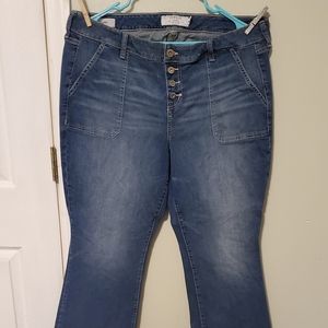 Women's flare leg jeans